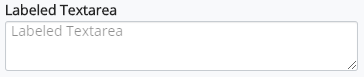labeled textarea